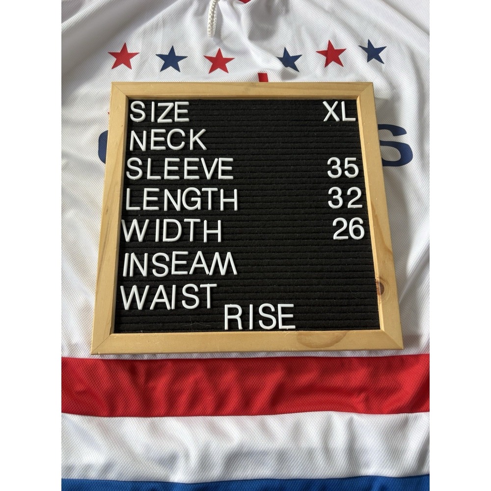 50th capitals jersey size xl Washington capitals hockey 50th anniversary - Picture 2 of 8